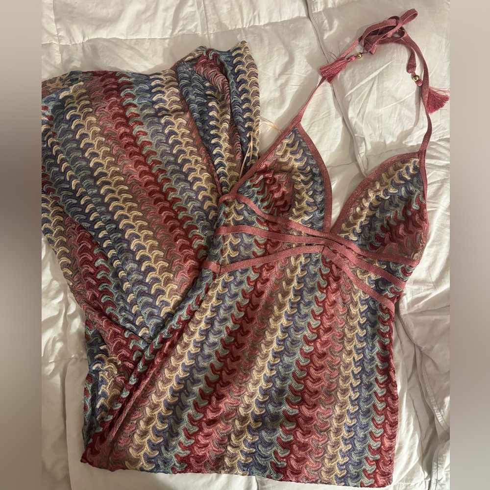 GUESS CROCHET MAXI DRESS